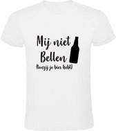 Mij niet bellen tenzij je bier hebt | Heren t-shirt | Freedom | Vrijheid | Dance | Dans | Love | Liefde | Rebel | Relax | Rechten | Party | Kroeg | Opstap | Uitgaan |  Feestje | Le