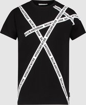Ballin Amsterdam -  Jongens Regular Fit   T-shirt  - Zwart - Maat 176