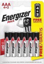 Batterijen Max Power Energizer LR03 AAA (6 uds)