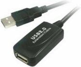Verlengbare Kabel NANOCABLE 10.01.0211 USB 5 m