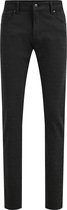 WE Fashion Heren slim fit broek met dessin