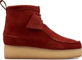 Clarks - Dames schoenen - Wallabee Craft - D - rood - maat 6,5