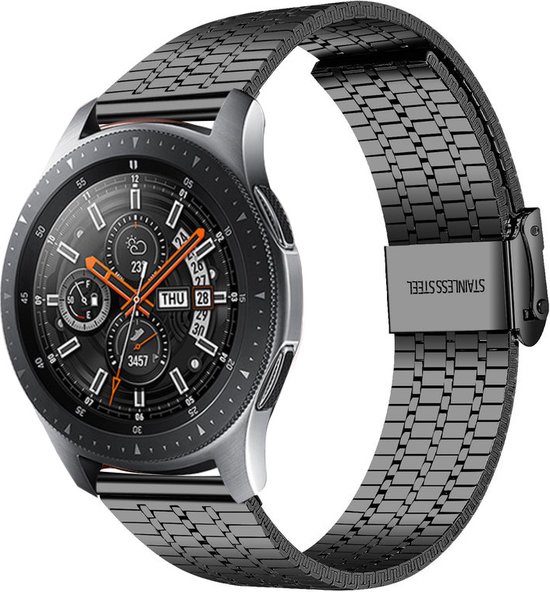 Stalen Smartwatch bandje Geschikt voor Strapit Samsung Galaxy Watch