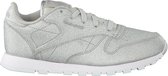 Reebok Cl Leather Kids Lage sneakers - Meisjes - Zilver - Maat 31