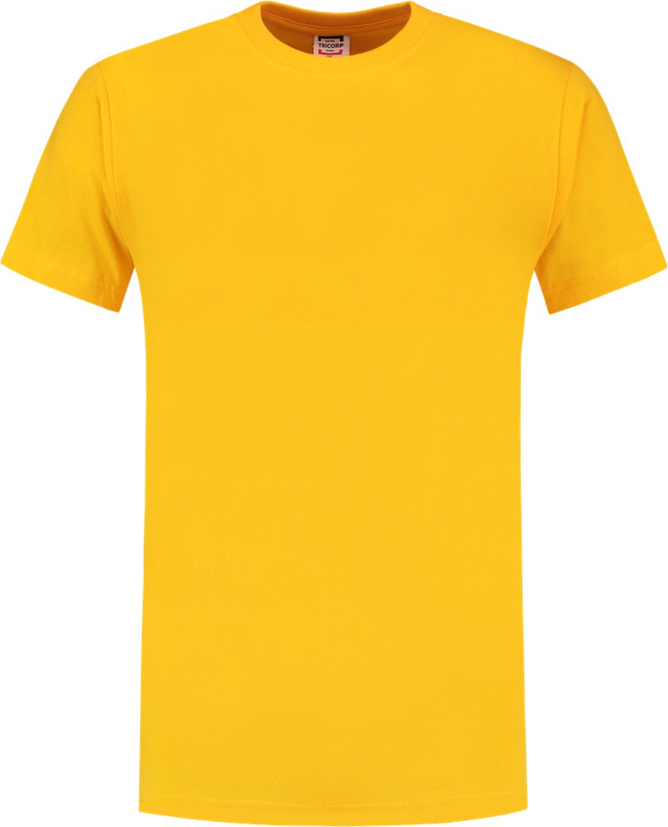 Tricorp T-shirt - Casual - 101001 - Geel - maat S