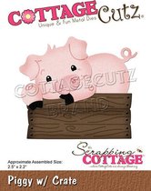 CottageCutz Piggy with Crate (CC-899)