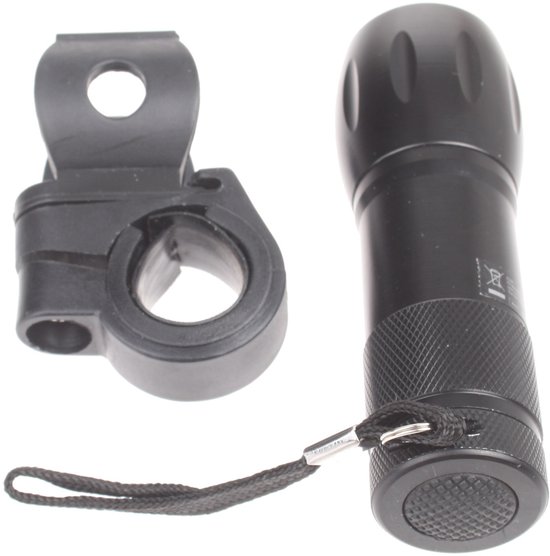 Dunlop - Fiets Voorlicht - Zaklamp - LED - Zwart — afbeelding 3