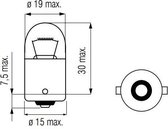 Lamp 12V-10W BA15S