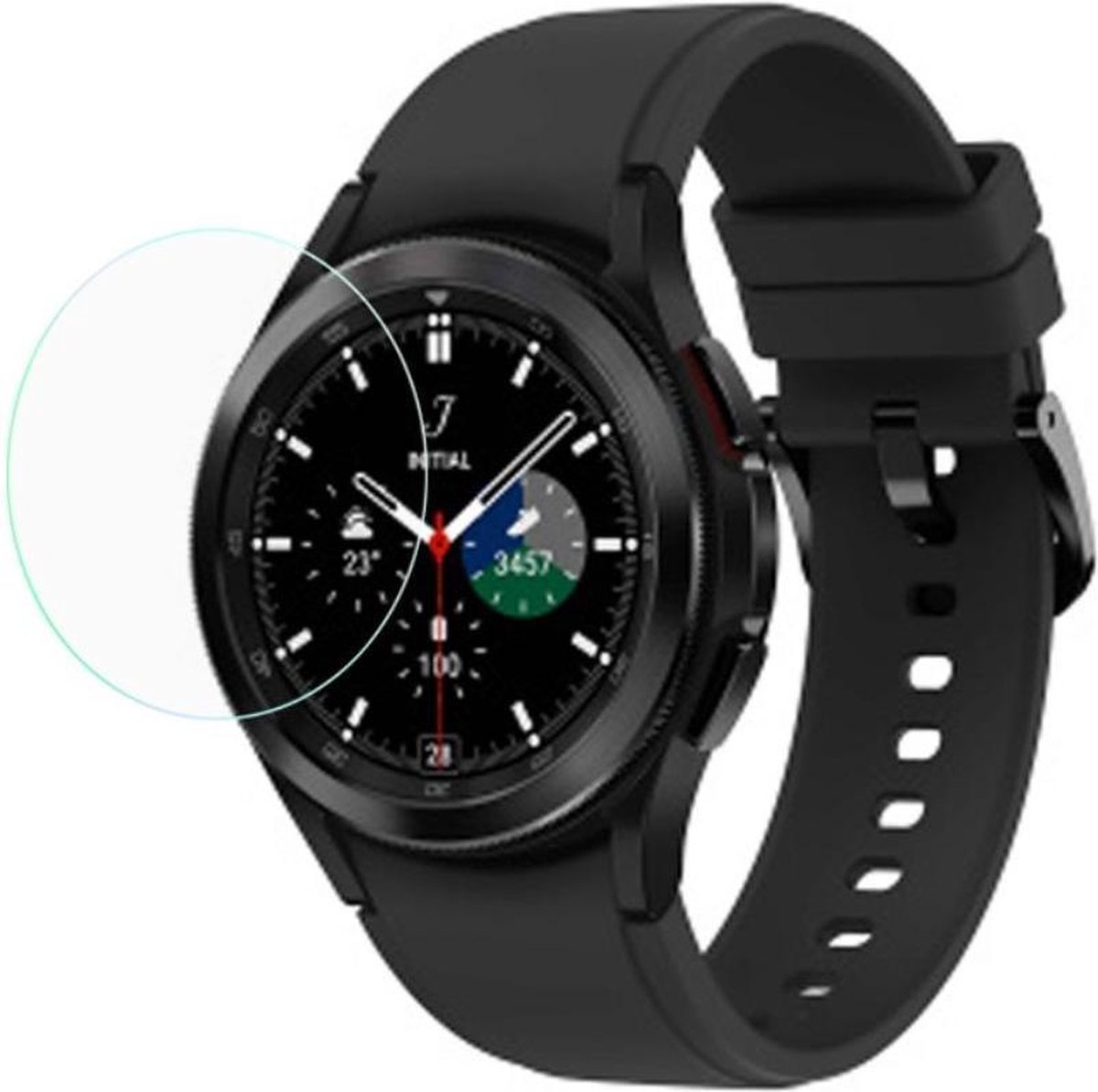 Screen Protector Tempered Glass Geschikt voor Samsung Galaxy Watch 4 Classic 42MM