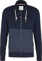 Tom Tailor Lange mouw Vest - 1026026 Blauw (Maat: XXXL)
