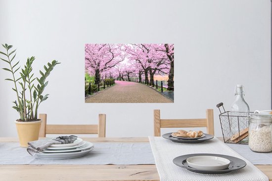 Stickers Stickers muraux - Sakura - Printemps - Japon - 60x40 cm - Feuille adhésive