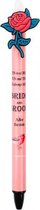 balpen Bloem 0,5 mm roze