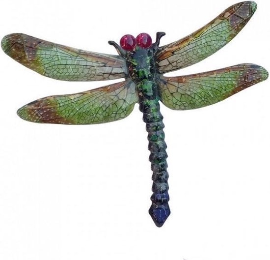 Wanddecoratie libelle zilver - online kopen? | Korting tot 58