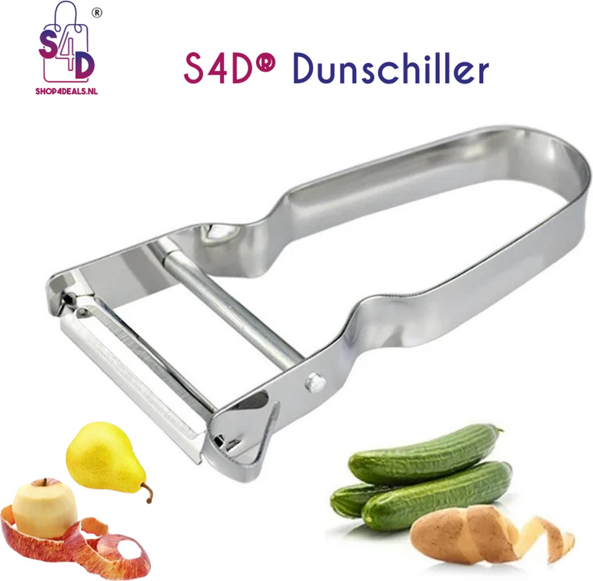 S4D® - Dunschiller - Fruit & Groente - Klassieke Dunschiller - S4D®