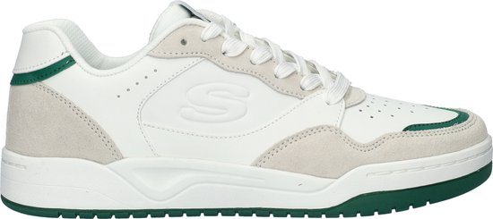 Skechers Koopa Volley heren sneaker - Wit Groen - Maat 41