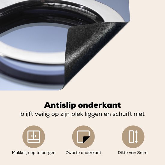 KitchenYeah® Inductie beschermer 71x52 cm - Metalen boeien - Kookplaataccessoires - Afdekplaat voor kookplaat - Inductiebeschermer - Inductiemat - Inductieplaat mat