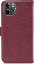 My Style Flex Wallet Telefoonhoesje geschikt voor Apple iPhone 11 Pro Hoesje Bookcase Portemonnee - Bordeaux