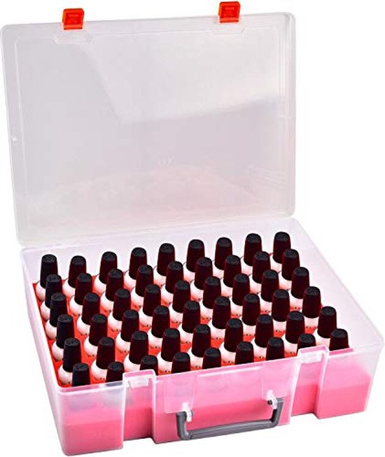 UNICRAFTALE Ink Pad Opbergrek 36 Vakjes Inktpad Opbergbox Wit