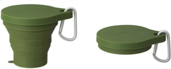 Opvouwbare Siliconen Koffiebeker - Groen