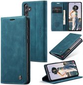 CaseMe Book Case - Geschikt voor Samsung Galaxy A35 Hoesje - Blauw