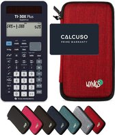 CALCUSO Basispakket rood met Rekenmachine TI-30X Plus Mathprint