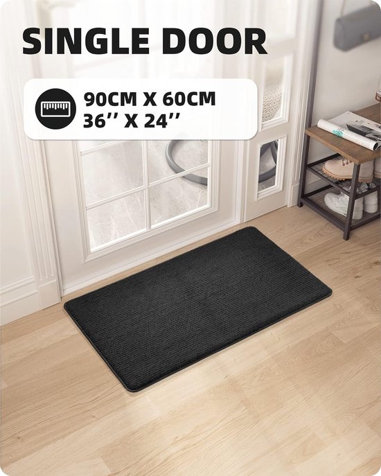 Aoxisicoo Schoonloopmat, 40 x 60 cm, superdunne binnendeurmat Aoxisicoo Schoonloopmat, 40 x 60 cm, superdunne binnendeurmat
