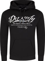 DENIMFY Pull Homme DFArno coupe régulière Zwart S Adultes Sweat à Capuche Sweat à Capuche