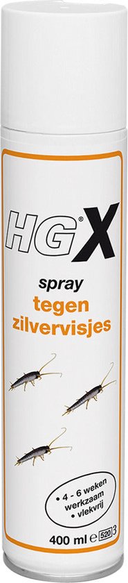 HGX spray tegen zilvervisjes 13463N 400ml - HG