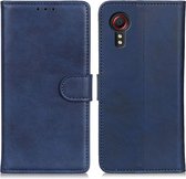 Coverup Luxe Book Case - Geschikt voor Samsung Galaxy Xcover 7 Hoesje - Blauw