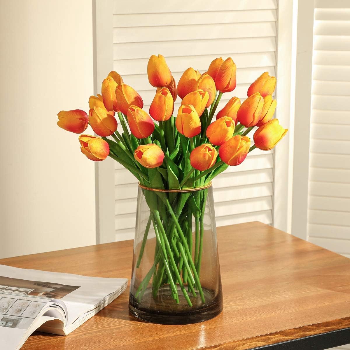 Sggvecsy 30 stuks neptulpen, kunstbloemen, echte aanraking