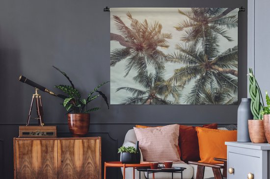 Tapisserie - Toile Murale - Palmier - Été - Tropical - 120x90 cm - Tapisserie