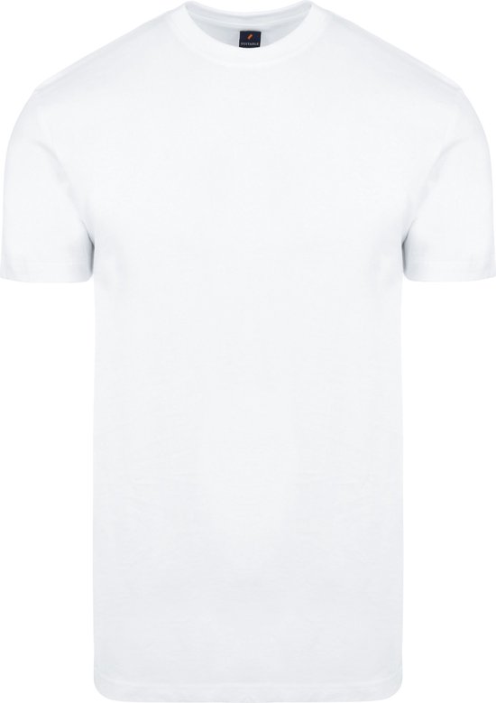 Convient - T-Shirt Obra 2-Pack Wit - S - Coupe régulière