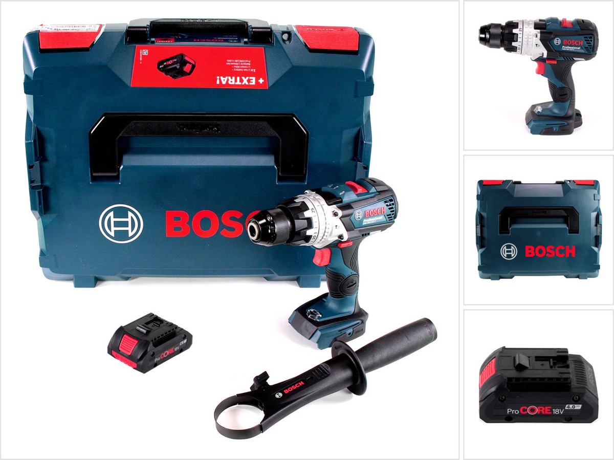 Bosch GSB 18V-110 C accu klopboormachine Professional 18V 110Nm + 1x ProCore accu 4.0 Ah + L-Boxx - zonder oplader