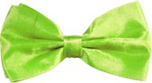 Partychimp Vlinderstrik Neon Groen Carnavalskleding Heren Strik Carnaval Accessoires - Neon Groen - Polyester