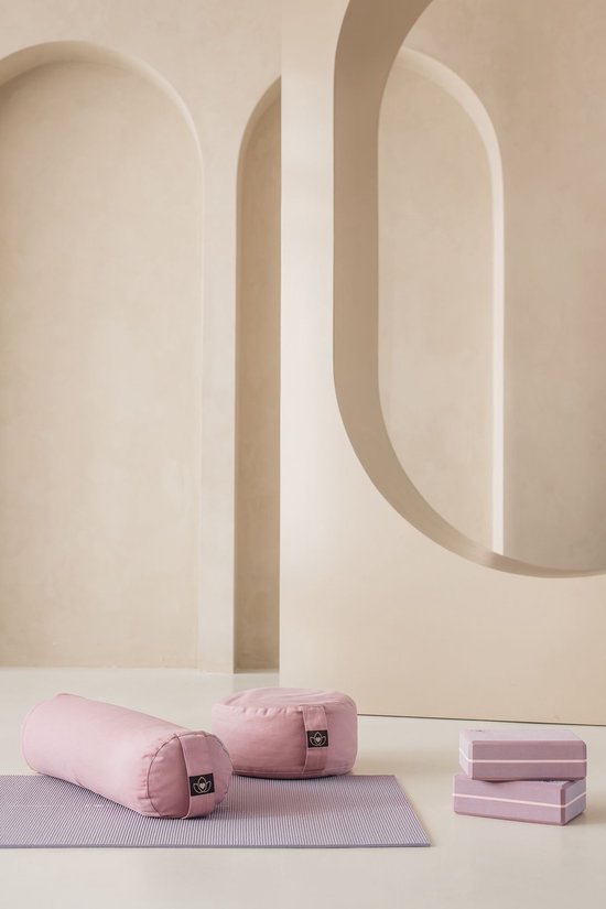Yoga bolster eco oudroze rond - Lotus van Lotus — afbeelding 4