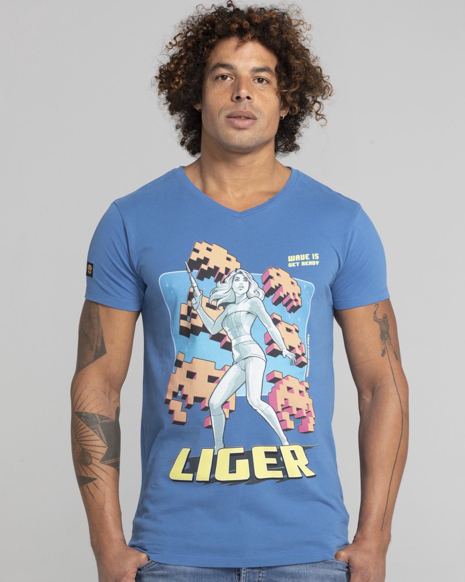 LIGER - Limited Edition van 360 stuks - Chris Evenhuis - Pin Up - T-Shirt - Maat M