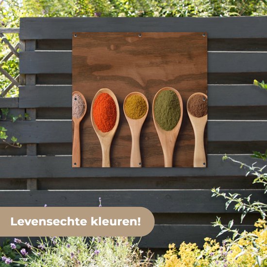 Louche en tissu de jardin - Herbes - Nourriture - Épices - Table - 100x100 cm
