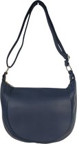 Flora&Co - crossbody schoudertas met flap - blauw