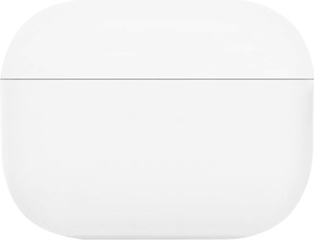Telefoonglaasje Headset Hoesje - Geschikt voor Apple AirPods Pro - Siliconen - Wit - Beschermhoes - Case