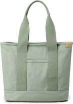 Canvas Dames Tote Bag Casual Top Handle Satchel Handtassen met grote capaciteit Boodschappentas voor werkreizen