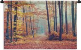Tapisserie - Tapisserie - Forêt - Automne - Feuilles - 150x100 cm - Tapisserie