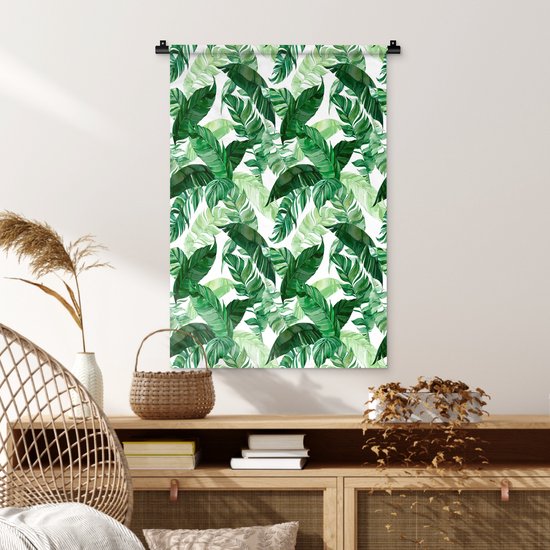 Tapisserie - Tapisserie - Feuilles - Vert - Motif - 60x90 cm - Tapisserie