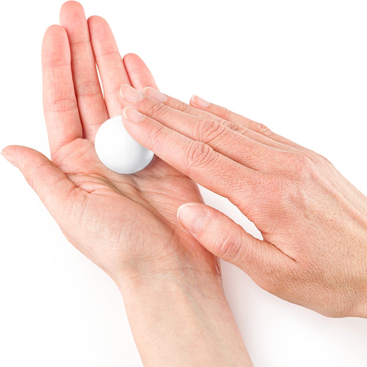 FIMO effect - ovenhardende boetseerklei standaard blokje 57 g - transparant wit — afbeelding 5