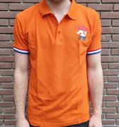 Koningsdag Polo Oranje - L