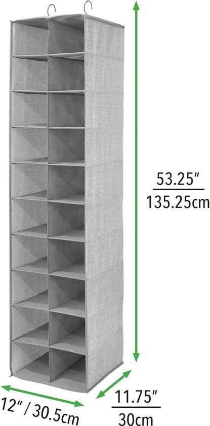 INTIRILIFE Faltschrank 108x170x45 cm in CRÈME BEIGE - Stoffkleiderschrank mit Reißverschluss und Kleiderstange, Seitentasche und Fächern - Steckregal, Metallrahmen, Aufbewahrung