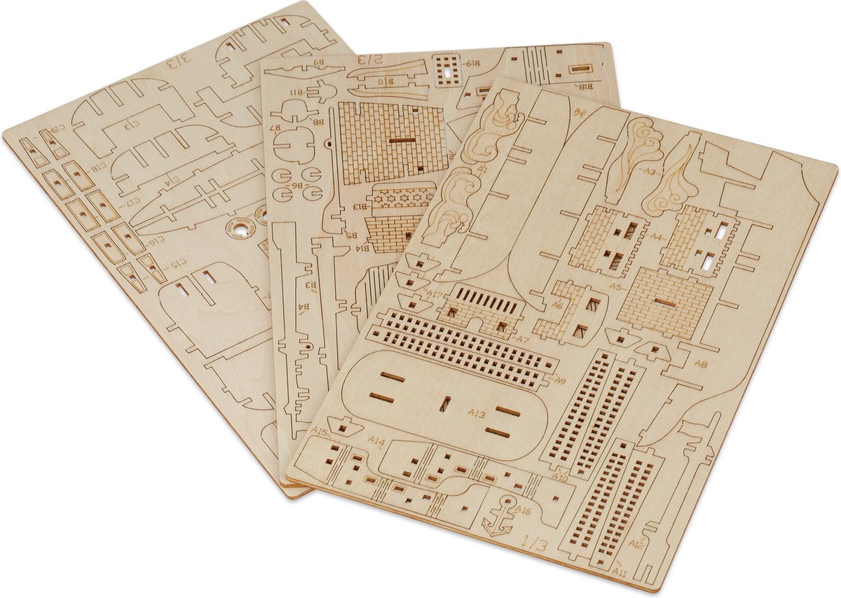 Puzzles 3D pour adultes, kits de modélisme de bateau de pirate, casse-tête pour adultes, kits