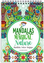 Colorya Mandala Magic Nature Edition - A4 - Kleurboek voor Volwassenen - Anti Stress Zen Kleurplaten Mandala's - Kleurboek - Bezieling voor Volwassenen