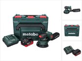 Metabo SXA 18 LTX 125 BL accu excenterschuurmachine 18 V 125 mm borstelloos + 1x oplaadbare accu 5,5 Ah + lader + metaBOX