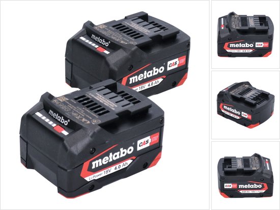Metabo Accessoires 625591000 Accu 18V 4,0Ah Li-Ion Li-Power