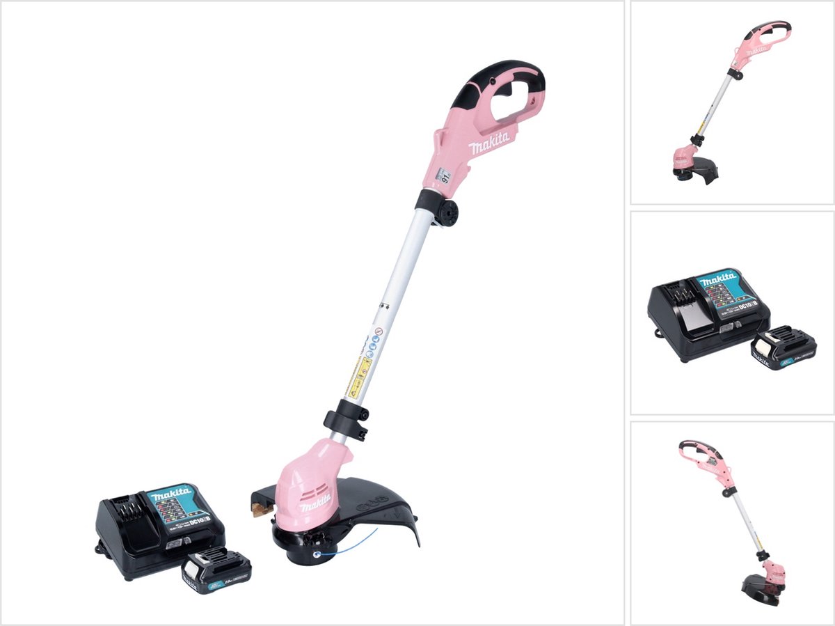 Bol.com Makita UR100DSAP 12 Volt kantenmaaier - Rose trimmer 230 - 260 mm + 1x accu 2,0 Ah + acculader aanbieding